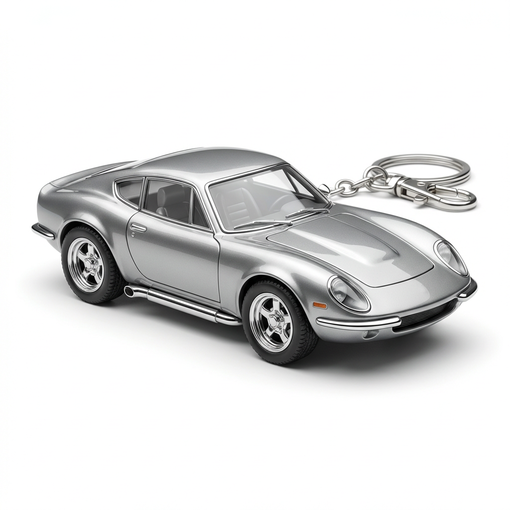Retro Coupe Keychain