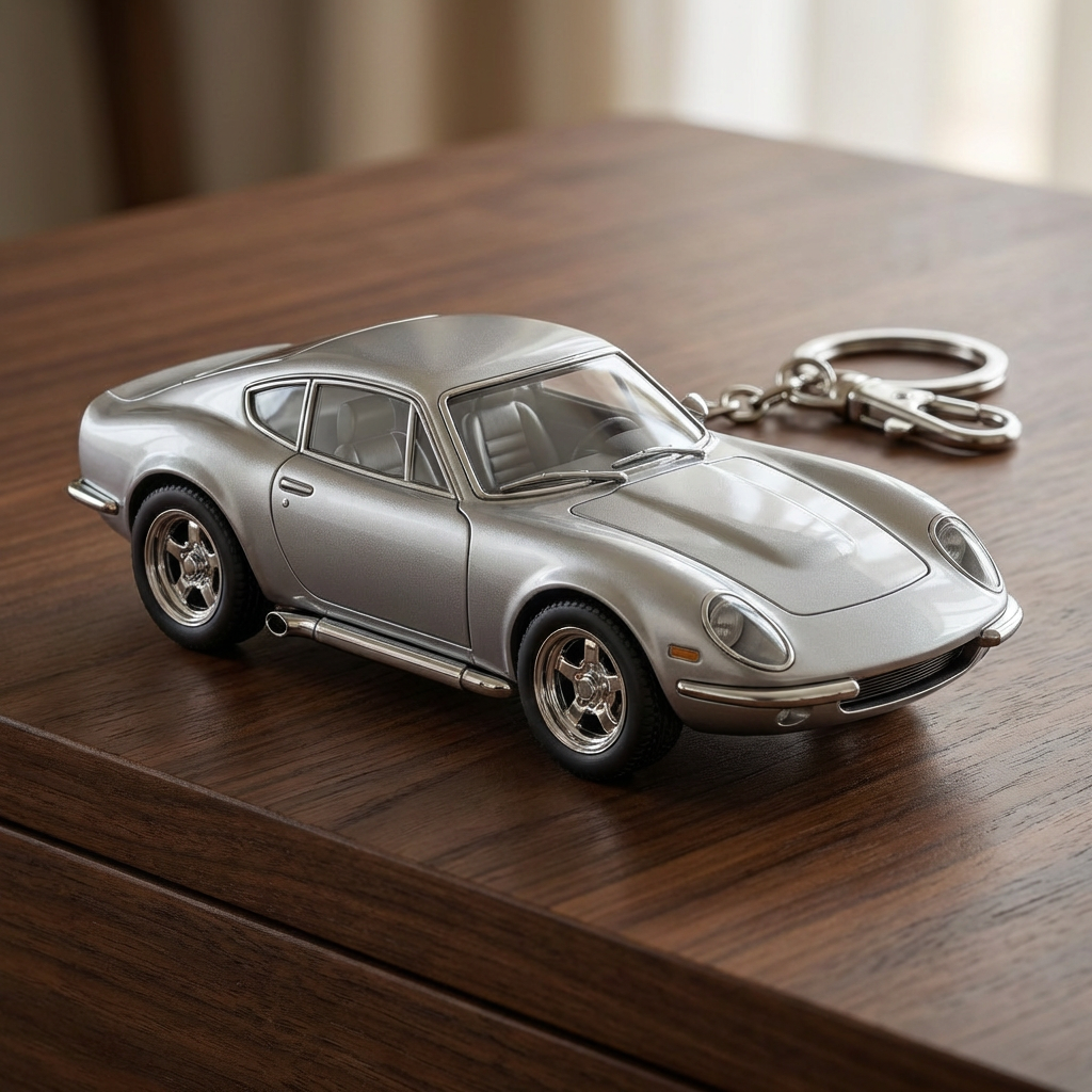 Retro Coupe Keychain